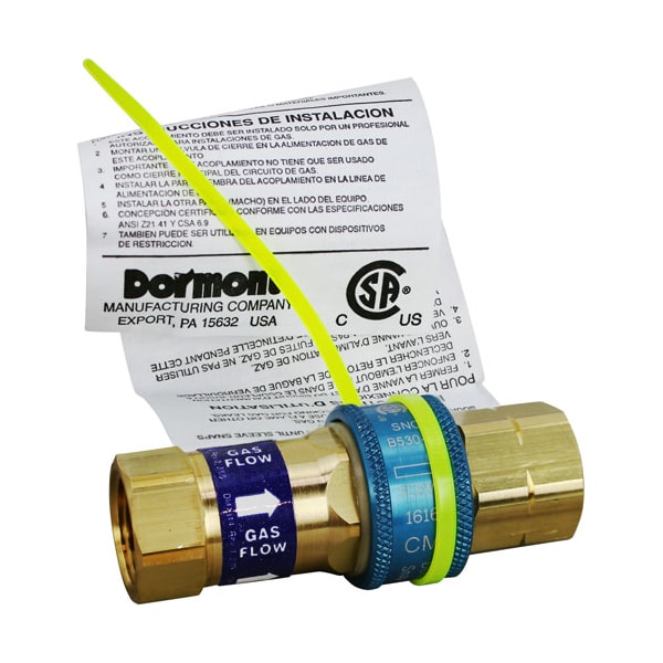 Dormont Quick Disconnect 1/2" For Part A50R A50R Zoro